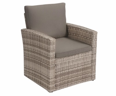 Кресло Палермо (Palermo Chair) из искусcтвенного ротанга (цвет серый)